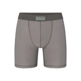 SKIMS COTTON MENS 5" BOXER BRIEF | WASHED GUNMETAL