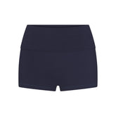 COTTON JERSEY FOLDOVER SHORT | NAVY