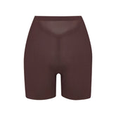 SHEER SCULPT LOW BACK SHORT | COCOA
