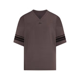 NikeSKIMS STRETCH KNIT OVERSIZED V-NECK TOP | RESIN