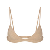 EVERYDAY COTTON TRIANGLE BRALETTE | CLAY HEATHER