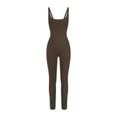NikeSKIMS MATTE CORSET 29" ONE PIECE | DARK SEPIA
