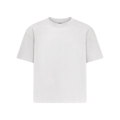 HEAVYWEIGHT COTTON MENS RELAXED CROPPED CREWNECK | CHALK