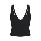 NikeSKIMS STUDIO STRETCH PLUNGE TANK | OBSIDIAN