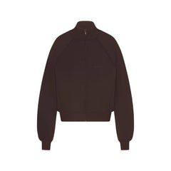 NikeSKIMS MATTE TRICOT TRACK JACKET | DARK ROAST