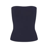 COTTON JERSEY TUBE TOP | NAVY