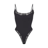 FITS EVERYBODY LACE CAMI BODYSUIT | ONYX