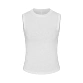WORN IN JERSEY HIGH CREW TANK | SNOW