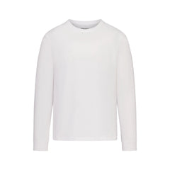 SKIMS COTTON MENS CLASSIC LONG SLEEVE T-SHIRT | CHALK