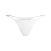 LIGHTWEIGHT COTTON STRING THONG | SNOW