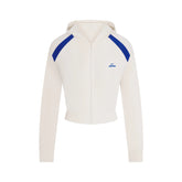 NikeSKIMS STRETCH KNIT SHRUNKEN ZIP HOODIE | IVORY