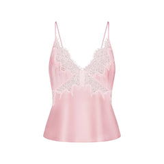 SILK LACE CAMI | PEONY TONAL