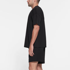 JERSEY LOUNGE MENS OVERSIZED T-SHIRT | OBSIDIAN
