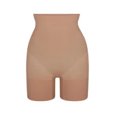 SHEER SEAMLESS HIGH-WAISTED MID THIGH SHORT | SIENNA