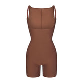 SKIMS BODY CORE SCULPT BACK SMOOTHING OPEN BUST MID THIGH BODYSUIT | JASPER