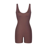 COOL SHAPEWEAR MID THIGH BODYSUIT | COCOA