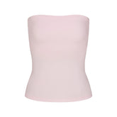COTTON JERSEY TUBE TOP | CHERRY BLOSSOM