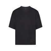 NikeSKIMS AIRY V-NECK OVERSIZED TOP | OBSIDIAN