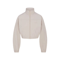 NikeSKIMS WOVEN NYLON CROP JACKET | STONE