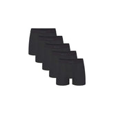 SKIMS COTTON MENS 3" BOXER BRIEF 5-PACK | ONYX