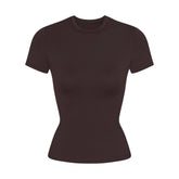 NikeSKIMS MATTE PADDED BABY T-SHIRT | DARK SEPIA