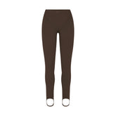 NikeSKIMS MATTE V-LINE STIRRUP LEGGING | DARK SEPIA