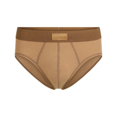 SKIMS COTTON MENS BRIEF | RUSSET