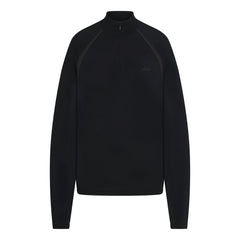 NikeSKIMS STRETCH KNIT LONG SLEEVE HALF ZIP | OBSIDIAN