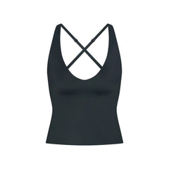 NikeSKIMS SHINE V-NECK TANK | DARK TEAL