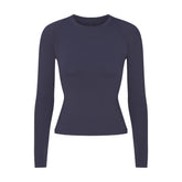NikeSKIMS AIRY LONG SLEEVE CREW NECK TOP | DEEP ROYAL