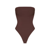 SMOOTH LAYERS STRAPLESS BODYSUIT | COCOA