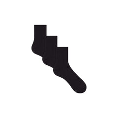 MENS 3/4 CREW SOCK 3-PACK | ONYX