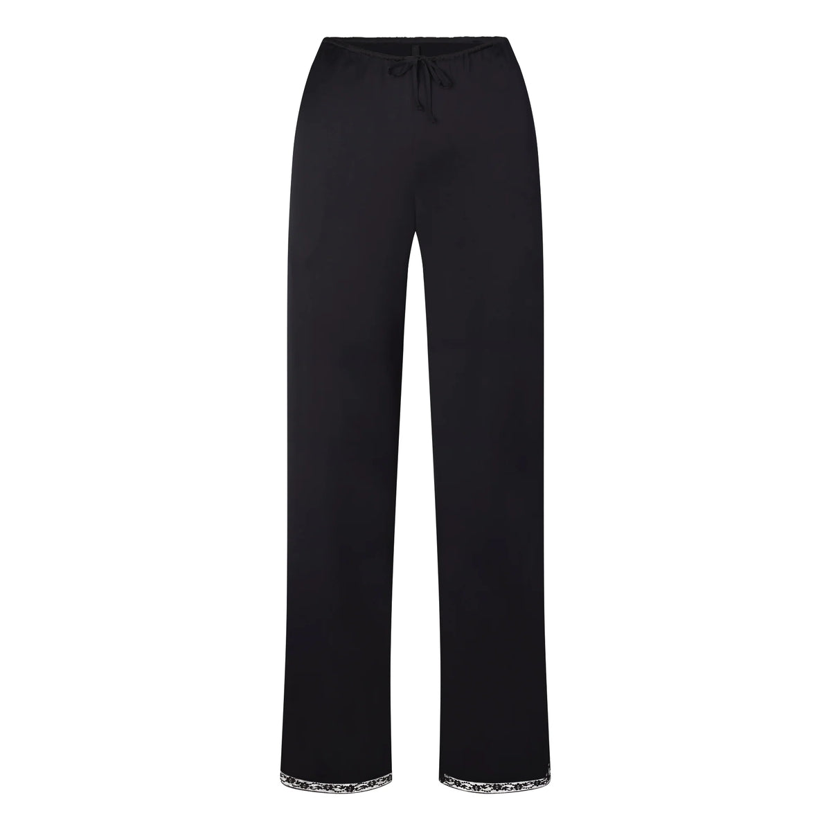 WOVEN SHINE LACE PANT | ONYX