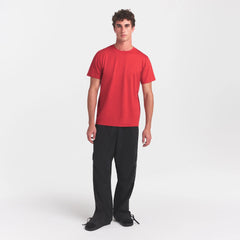 HEAVYWEIGHT COTTON MENS CLASSIC CREWNECK | WASHED RED