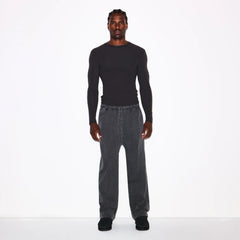 FITS EVERYBODY MENS SLIM LONG SLEEVE T-SHIRT | ONYX