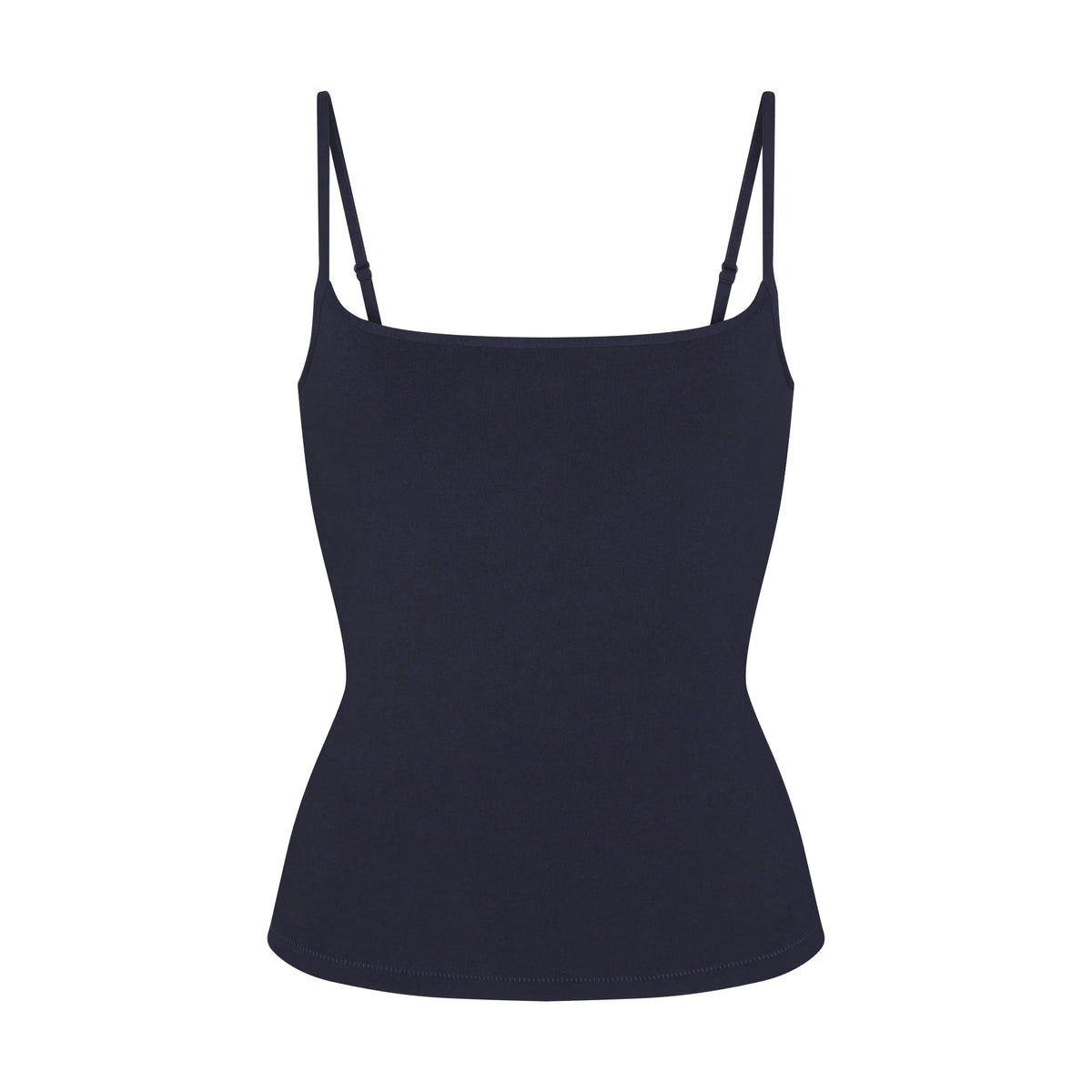 COTTON JERSEY SCOOP NECK CAMI | NAVY