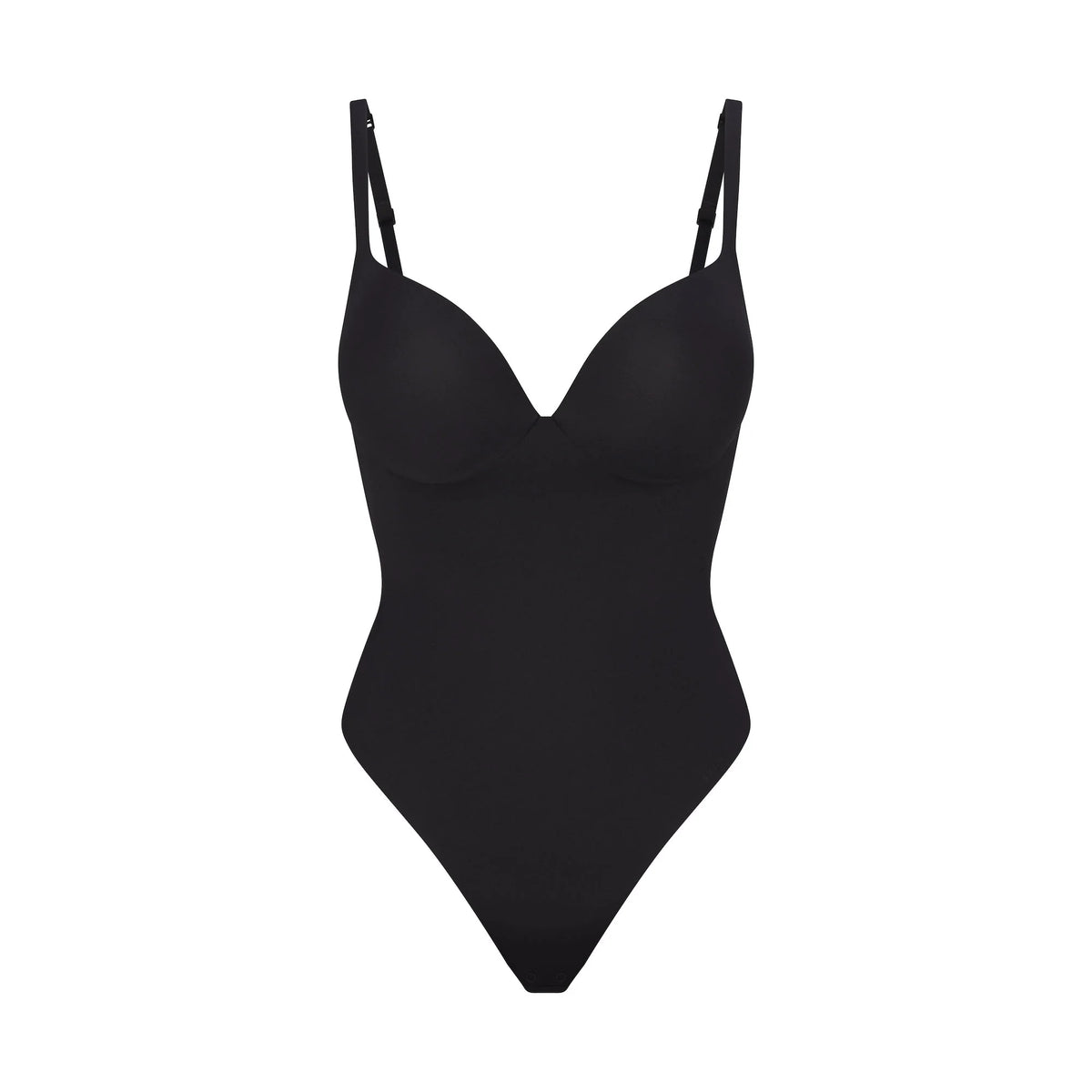 SKIMS ULTIMATE BODY PUSH-UP THONG BODYSUIT | ONYX