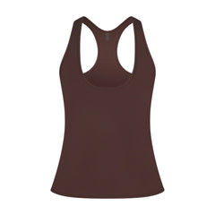 NikeSKIMS AIRY RACERBACK TANK | DARK SEPIA