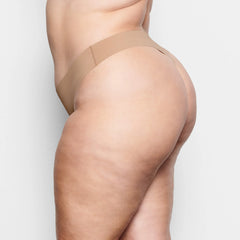 NAKED DIPPED THONG | CLAY