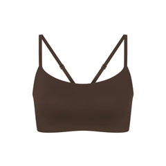 NikeSKIMS MATTE CONTOUR CAMI BRA | DARK SEPIA