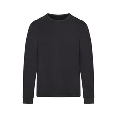 SKIMS COTTON MENS CLASSIC LONG SLEEVE T-SHIRT | ONYX