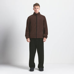 ARCTIC FLEECE MENS ZIP UP JACKET | ESPRESSO