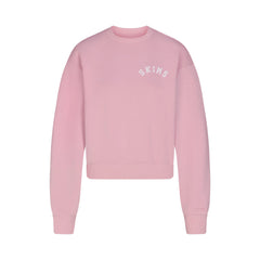 COTTON FLEECE LOGO CLASSIC CREWNECK | HALITE WITH SNOW LOGO