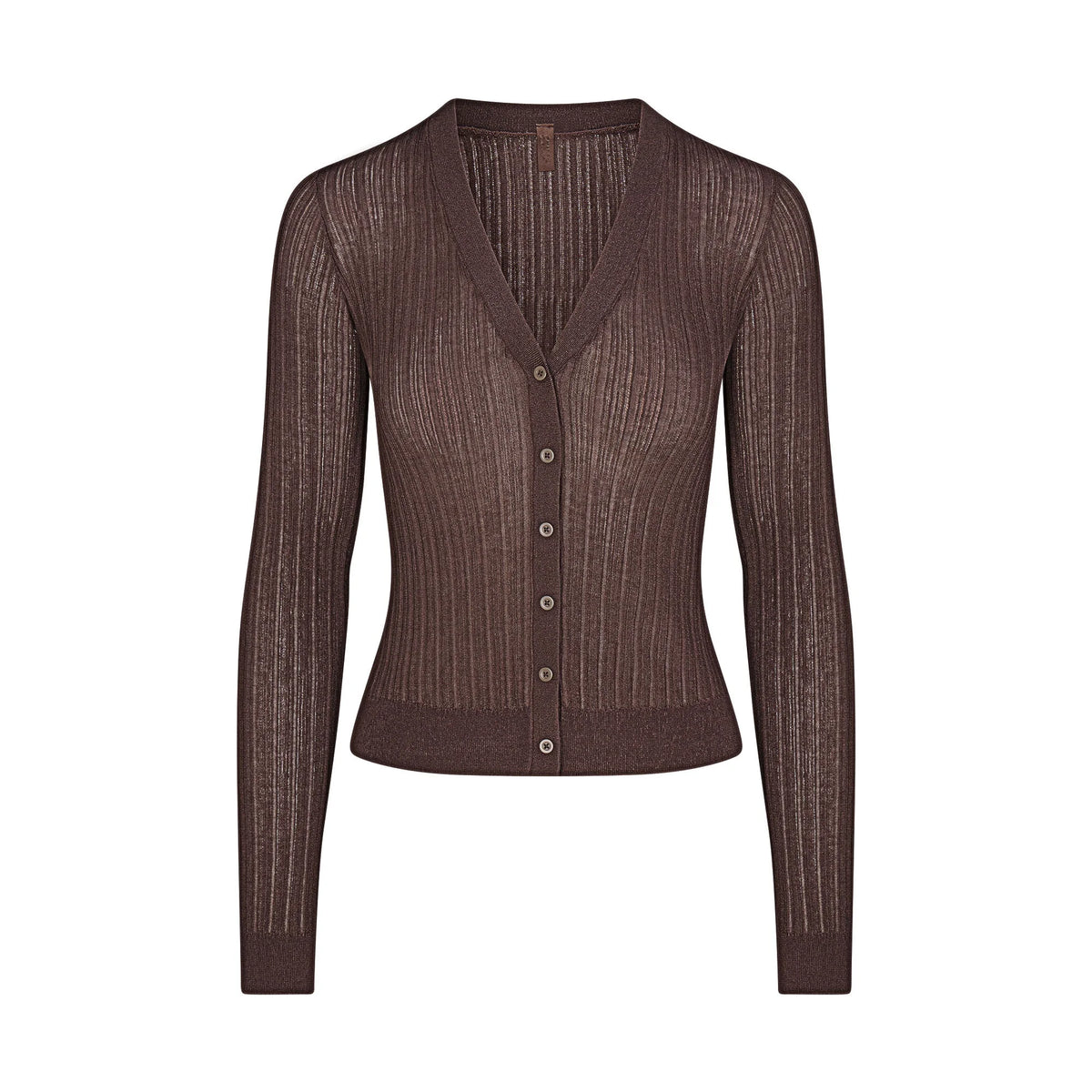 SHEER KNIT CARDIGAN | AMETHYST