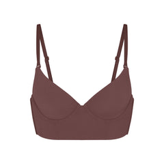 FITS EVERYBODY LOW BACK LONGLINE BRA | COCOA