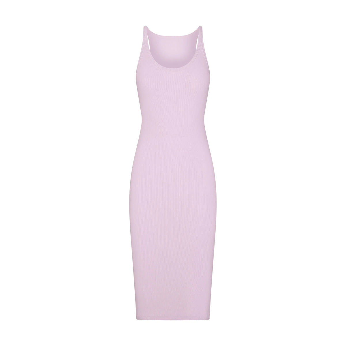 COTTON RIB TANK MIDI DRESS | SUGAR PLUM