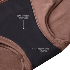 PERIOD PANTIES BRIEF | OBSIDIAN