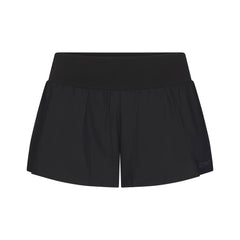 WOVEN COTTON FLUTTER SHORT | ONYX