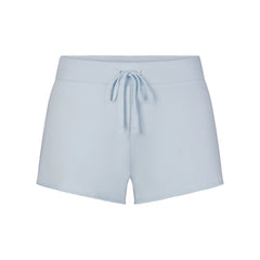 DRAPEY FRENCH TERRY SHORT | POWDER BLUE