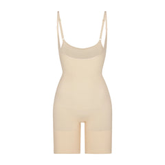 SEAMLESS SCULPT BUTT LIFTING OPEN BUST BODYSUIT | SAND